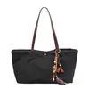 Bolsa de lona estilo coreano de gran capacidad para mujer, bolsa de mano ligera y simple para damas, nueva bolsa de trabajo para mujer 2026