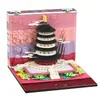 Luoyang Produtos Culturais e Criativos Tendência Nacional Escultura em Papel Enfeites Atrações de Museu Lembrancinhas de Negócios Cadernos Tridimensionais 3D Personalizados