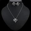 Collar Cruzado con Colgante de Lazo para Joyería, Cadena Clavicular de Lujo Ligero de Nicho, Accesorio para el Viaje Diario, Regalo para la Mejor Amiga