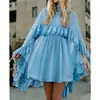 Ropa de Mujer Transfronteriza Europea y Americana Nueva Otoño 2026: Elegante y Estiloso Conjunto de Dos Piezas con un Vestido y una Camisola