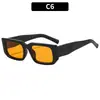 Moda Urbana Europea y Americana Marco Cuadrado Retro Versátil Gafas de Sol Nueva Moda al Aire Libre Ciclismo Protección Solar Gafas de Sol Transfronterizas