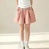 Conjunto de Duas Peças com Shorts e Camiseta Casual de Personalidade para Crianças Maiores, Novo Conjunto de Duas Peças Pulôver da Moda Coreana de Verão