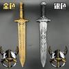 Arma Vikinga Medieval Espada Espada Ancha Daga Arma de Halloween Accesorios de Decoración para Fiesta de Pascua Espada