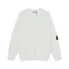 Versión Correcta Transfronteriza Piedra Piedra Isla de Cuatro Caminos Suéter de Punto Cuello Redondo Brújula Micro-Estampado Suéter de Punto Chaqueta para Hombre