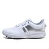 Zapatos de Golf para Hombre Cuero Impermeable Hebilla Giratoria Antideslizante Zapatos de Golf para Mujer Tenis de Exterior para Hombres y Mujeres