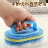 Cepillo de Limpieza para Baño Transfronterizo, Esponja Desincrustante para Inodoro, Esponja Depuradora de Bañera Ampliada y Engrosada, Cepillo de Cocina con Mango