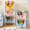 Carrito Macaron Estante de Almacenamiento Estante de Almacenamiento Gabinete de Almacenamiento de Juguetes para Niños Clasificación Multicapa Gabinete Móvil de Almacenamiento de Snacks