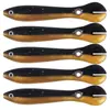 Venta al por mayor Locha Irritable 10 cm cebo artificial biónico 5 juegos de cola de pesca explosiva pez cebo blando cebo para perca de pozo negro