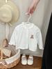 Roupa de Verão Fina com Proteção Solar para Meninas Estilo Coreano Estilo Estrangeiro Cardigan Pequeno para Ar Condicionado de Bebê Jaqueta Doce Fofa de Princesa Versátil