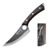 Cuchillo de Carnicero con Patrón de Martillo de Acero Inoxidable Yangjiang 5 pulgadas 6 pulgadas Filoso Cuchillo para Huesos para Sacrificar Cerdos y Cortar Carne, Cuchillo Pequeño Curvo, Venta al por Mayor del Fabricante