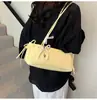 Versión Coreana Moda de Nicho 2025 Estética Casual Bolso de Hombro Único para Mujer 2025 Nuevo Simple Elegante Versátil Bolso de Mano