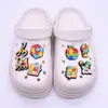 Amazon Serie de Rompecabezas del Autismo Dijes para Zapatos, Accesorios para Zapatos de Goma Blanda de PVC, Hebillas para Zapatos, Decoraciones para Zuecos