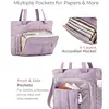 Bolso Tote para Mujer Transfronterizo Gran Capacidad Multifuncional Bolso Tote para Computadora Impermeable Multibolsillo Hombro Cruzado Bolso de Viaje
