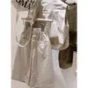 Conjunto de Dos Piezas de Moda Verano 2026: Chaleco Khaki Holgado y Pantalones de Pierna Ancha Versátiles para Niños y Niñas