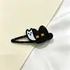 Presilha Lateral de Gatinho Preto Doce e Fofa para Mulheres, Nova Moda Versátil 2026, Acessório de Cabelo Diário Fresco e Simples