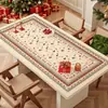 Mantel de silicona, impermeable y a prueba de aceite, mantel sin lavado, rojo de Año Nuevo, mantel para la Fiesta de la Primavera, resistente al calor, mantel para mesa de centro de Navidad