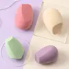 Nueva Esponja de Maquillaje en Corte Diagonal, Doble Uso para Aplicación Seca y Húmeda, No Absorbe Polvo, Se Expande al Mojarse, Suave y Duradera, Personalizable