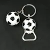Copa mundial de fútbol transfronteriza pequeño regalo regalo pintura abridor de metal llavero de baloncesto fútbol venta al por mayor