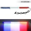 Novo carro para-brisa dianteiro e traseiro modificado LED ranger light 44LED três cores multi-função luz de aviso strobe