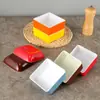 Tazón para condimentos de melamina imitación porcelana restaurante tienda de hotpot plato cuadrado para condimentos plato para vinagre plato para mojar plato para snacks vajilla comercial de plástico