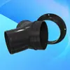 Conector em Y de Três Vias para Duto de Ar Saída do Sistema de Ar Fresco Plástico ABS Flange de Duto de Ventilação Redutor Conector de Duto de Exaustão