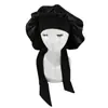 Suministro transfronterizo AliExpress Amazon correa de color sólido gorro de noche de satén grande gorro de noche de alta elasticidad gorro de ducha con cordones Mujer
