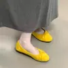 Saia Combinada com Mocassins Femininos de Solado Macio, Sapatos Baixos de Laço Estilo Fada para Primavera e Outono 2026, Novos Sapatos Baixos Estilo Francês