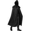 Amazon Europeo y Americano Nuevo Fiesta de Halloween Capa Medieval Multicolor Capa Larga con Capucha Gótica para Hombre