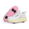 Exportación Transfronteriza Zapatos Heelys para Niños Niños Zapatos que Emiten Luz LED Carga USB Niñas Deportes al Aire Libre Estudiantes Patines