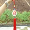 Colgante de coche de Buda de jade blanco de imitación de resina en forma de gota de una sola pieza, exquisitos artículos para el interior del coche, lugar pintoresco, gran oferta