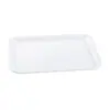 Bandeja Rectangular de Melamina Comercial Tienda de Comida Rápida Hamburguesería Bandeja para Servir Portavasos de Almacenamiento Bandeja para Té Bandeja para Pasteles Pan