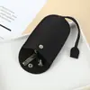 Estuche para Llaves con Tapa Estuche Suave de Cuero Bolsa para Guardar Llaves de Coche Compacto Portátil Portátil con Cierre a Presión