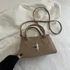 Bolso Bandolera Retro Personalizado 2025 Verano Nuevo Bolso Bolso de Hombro Casual para Mujer Bolso Cuadrado Pequeño Estilo Coreano Bolso de Mujer