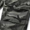 Pantalones de camuflaje con diseño de grúa para hombre, deportivos, holgados, informales, para exteriores, con pliegues, rectos, estilo americano moderno de calle.