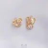 Colgante de Cabeza de Tigre de Dibujos Animados de Circonio Color-Preservante Relleno de Oro de 14 Quilates Colgante de Tigre Pequeño Lindo Accesorios de Joyería para Pulsera del Zodiaco DIY