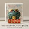 Arenisca Verde de Fábrica Hogar Adornos Pequeños de Estilo Chino León Feng Shui Decoraciones de Escritorio Grande Cuadrado Fortuna Adornos para Ceremonia del Té