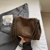 Bolso Cruzado de Color Sólido Holgado para Mujer 2026 Nuevo Popular Moda Gran Capacidad Casual para Viajes Diarios Bolso de un Solo Hombro Debajo del Brazo