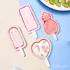 Molde para paletas creativo caja de cubitos de hielo molde para helado molde para paletas de verano molde para paletas DIY