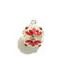 Pingente Sachê Cloisonne Cor Pingente Cobre Vazado Abrível Pingente Bola Sachê Pingente Pílulas Sino Palaciano Acessórios de Joalheria Antiga