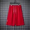 Shorts de Basquete Masculino Verão Calças de Cinco Pontos Tendência Malha Manga Curta Solto Casual Shorts para Exterior