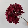 126 peças de hortênsia imitação hortênsia casamento flores artificiais macias casamento decoração de casa flor guia de estrada em estoque atacado