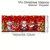 Cortinas Navideñas Nuevas Transfronterizas 2026 para Dormitorio y Sala de Estar, Tela Colgante Decorativa Impresa Digitalmente, Tela de Fondo para Decoración Festiva