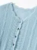 Nuevo Cárdigan de Punto Circular de Seda y Cachemira Otoño/Invierno 2026 Manga Larga para Mujer Color Sólido Hueco Suave Esponjoso Top Chaqueta