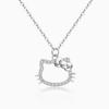 Colar Gatinho para Mulheres, Doce Corrente para Clavícula, Presente para Melhor Amiga ou Namorada, Pingente Fashion e Elegante, Presente de Dia dos Namorados