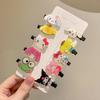 Bonita horquilla de estrella de dibujos animados Delu, flequillo lateral femenino, horquilla rota, pinza para el pelo para niños, horquilla para traje, accesorios para el cabello, tocado