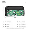Estuche para Lápices Nuevo Modelo Transfronterizo con Estampado del Mundial de Fútbol, Bolsa de Almacenamiento para Papelería, Estuche Grande de Gran Capacidad para Estudiantes