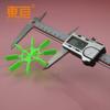 80102A Verde 80 roda brilhante roda brilhante universal roda brilhante regular tecnologia modificada peças de pequena produção furo de 2 mm