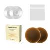 Almofadas de Silicone Sólido para Seios com Adesivo, Autoadesivas, Anti-Exposição, Anti-Amassado, Invisíveis, Sem Marcas, Finas, Almofadas de Seios de Cor Sólida