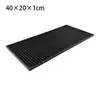 Venta directa de fábrica nuevo posavasos de bar de silicona negro cuadrado rectangular redondo de alta calidad