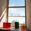 Dinosaurio Arcoíris Estilo Fresco Natural Láser Nuevo Atrapasoles Colorido Pegatina Electrostática Decoración de Vidrio Pegatina para Ventana